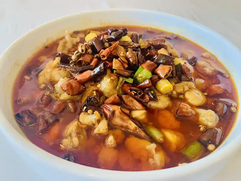 外婆跳水蛙 Boiled Frogs in Chili Sauce